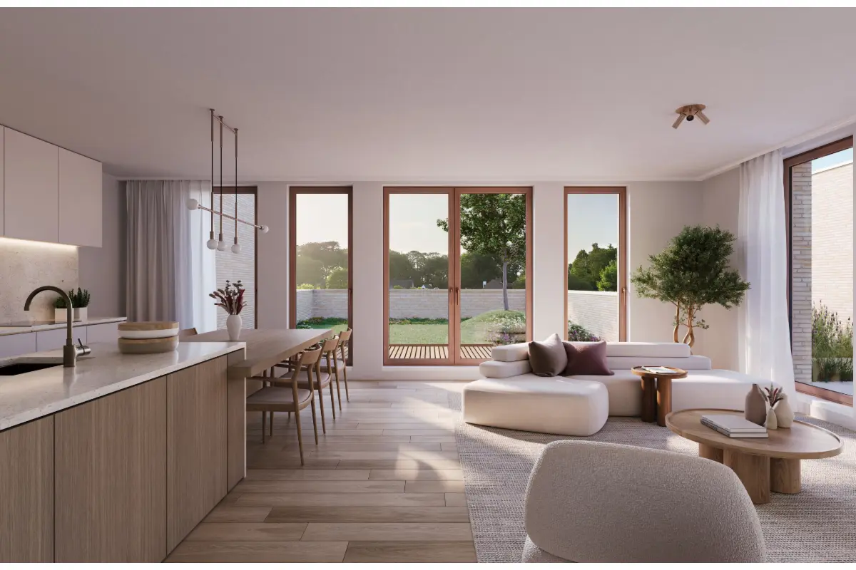 Appartement te  koop in Sint-Martens-Latem 9830 520000.00€ 2 slaapkamers 111.00m² - Zoekertje 703301