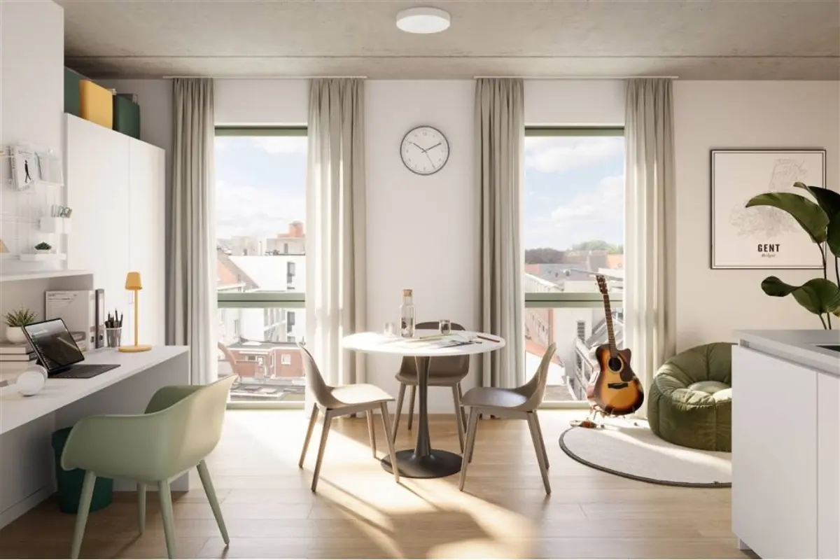 Kot te  huur in Gent 9000 750.00€ 1 slaapkamers 27.00m² - Zoekertje 717786