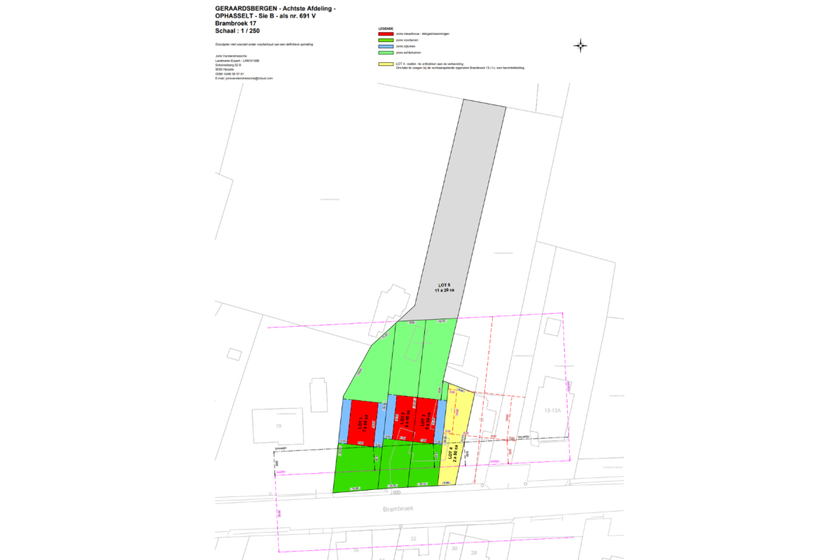 Grond te  koop in Geraardsbergen 9500 460000.00€  slaapkamers m² - Zoekertje 718355