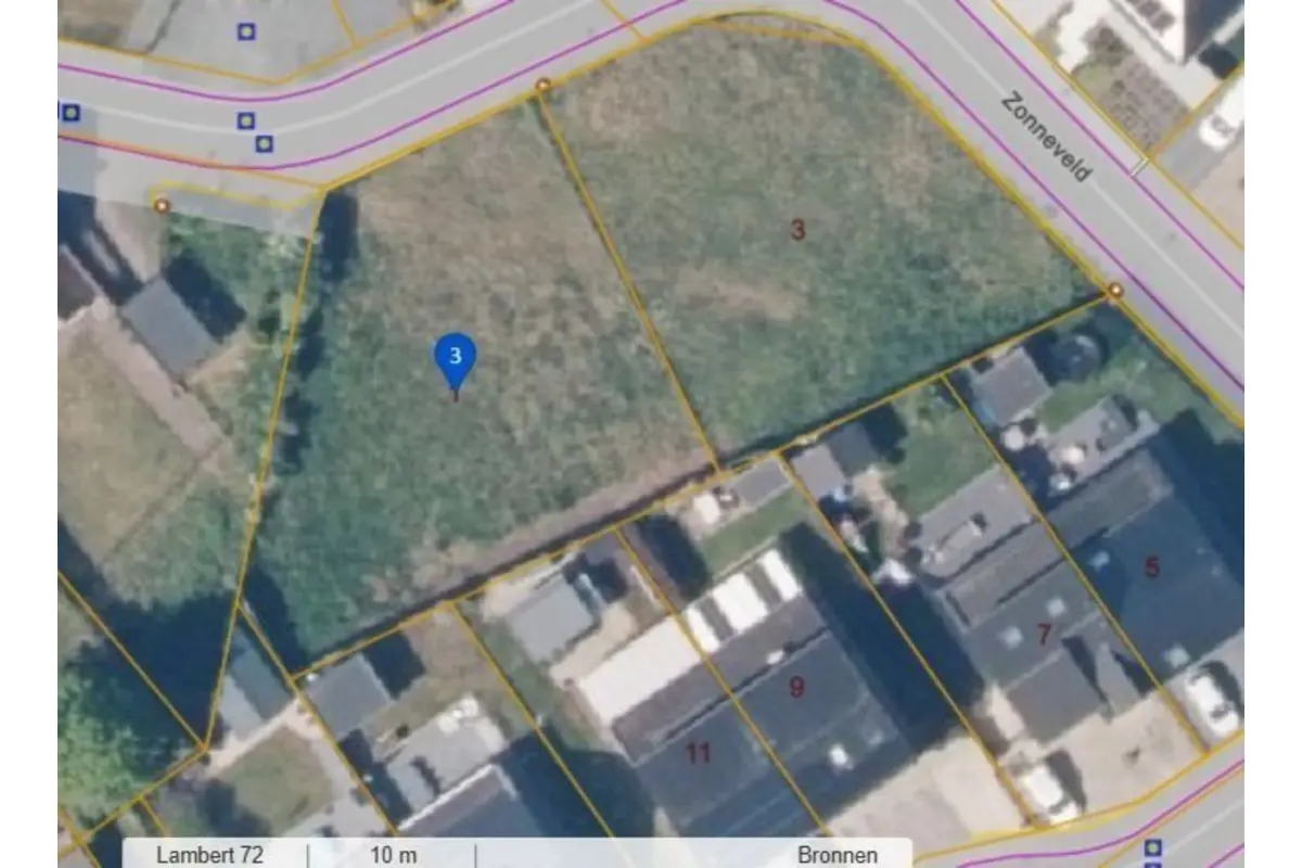 Grond te  koop in Viane 9500 145000.00€  slaapkamers m² - Zoekertje 724487