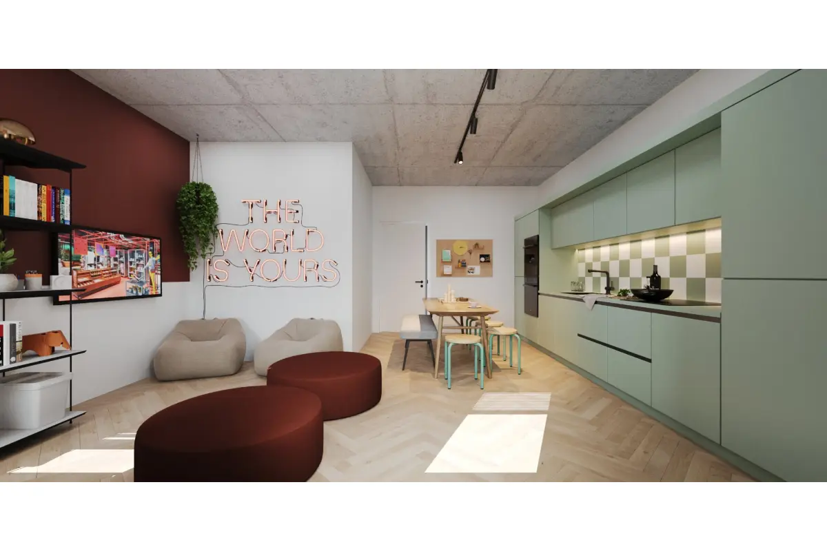 Studio te  koop in Gent 9000 157500.00€  slaapkamers 15.50m² - Zoekertje 727069