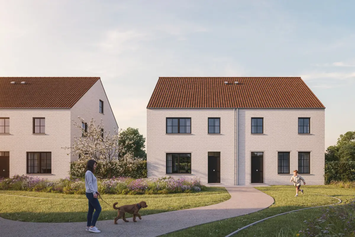 Huis te  koop in Hansbeke 9850 484500.00€ 3 slaapkamers m² - Zoekertje 728653