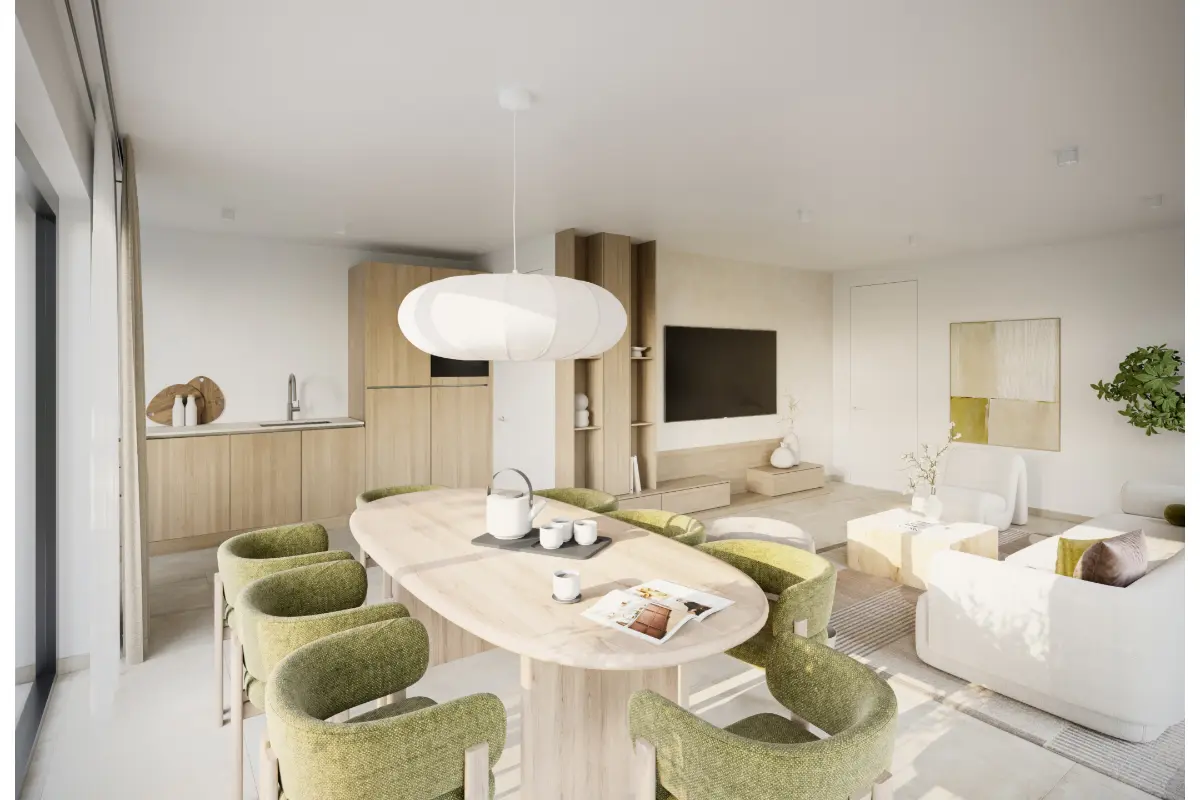 Appartement te  koop in Oostakker 9041 349000.00€ 2 slaapkamers 84.43m² - Zoekertje 731844