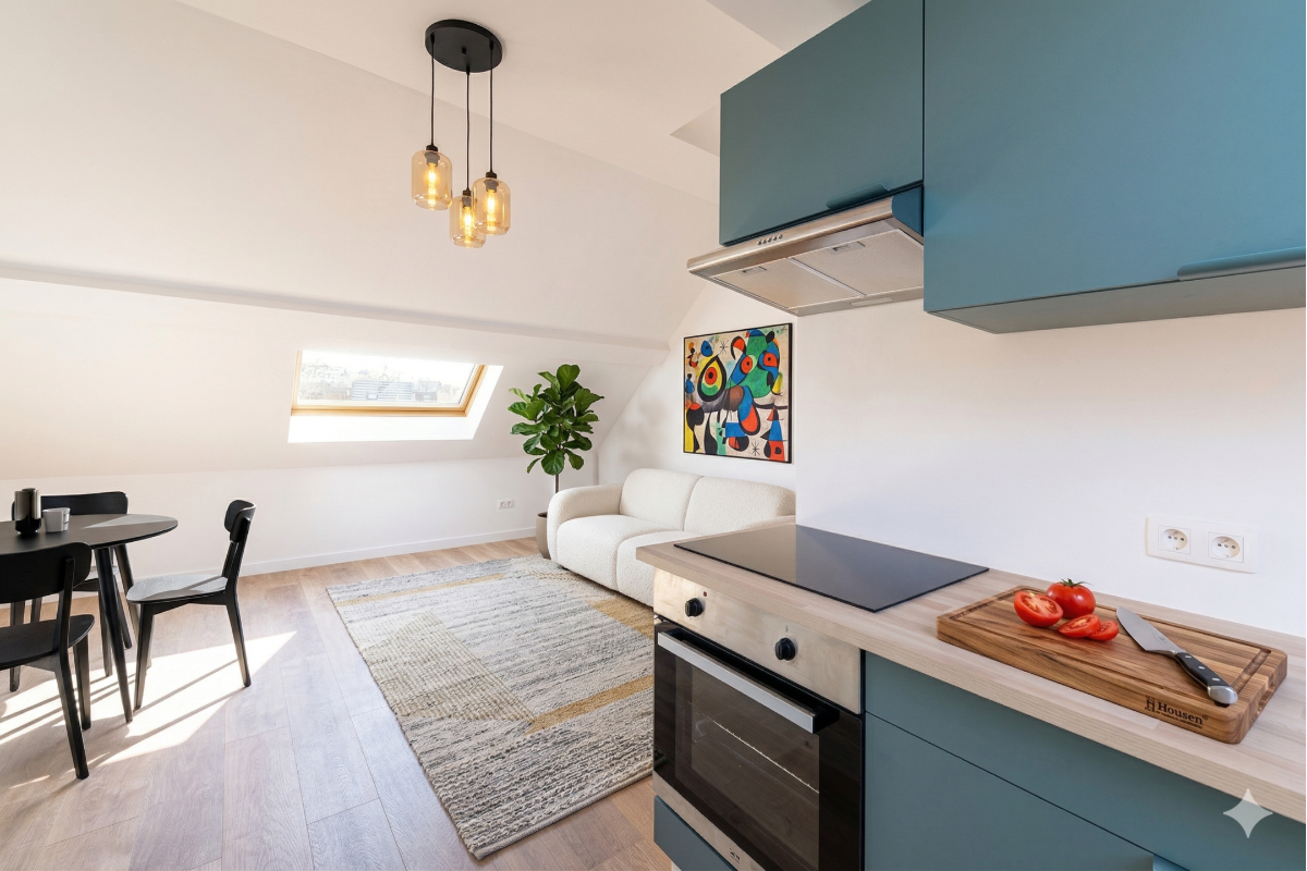 Appartement te  koop in Gent 9000 240000.00€ 1 slaapkamers 32.00m² - Zoekertje 742125