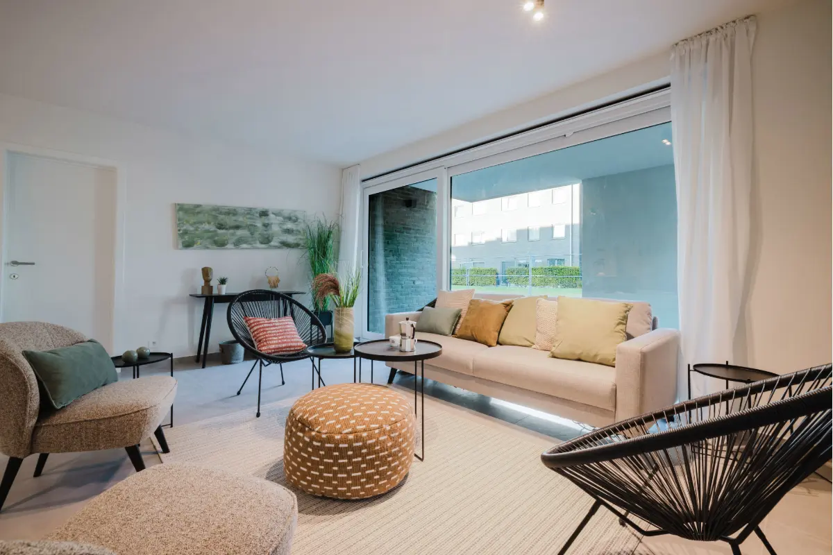 Appartement te  koop in Oostakker 9041 317000.00€ 3 slaapkamers 92.00m² - Zoekertje 746240