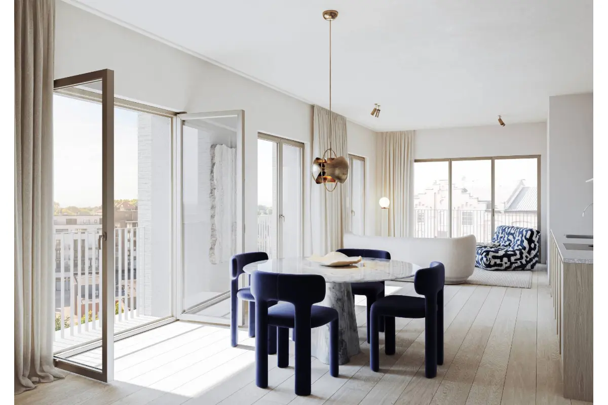 Appartement te  koop in Deinze 9800 475000.00€ 2 slaapkamers 114.00m² - Zoekertje 749604