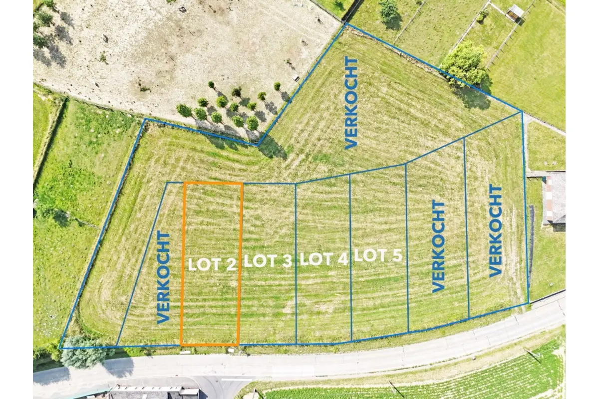 Grond te  koop in Zottegem 9620 135000.00€  slaapkamers m² - Zoekertje 754634