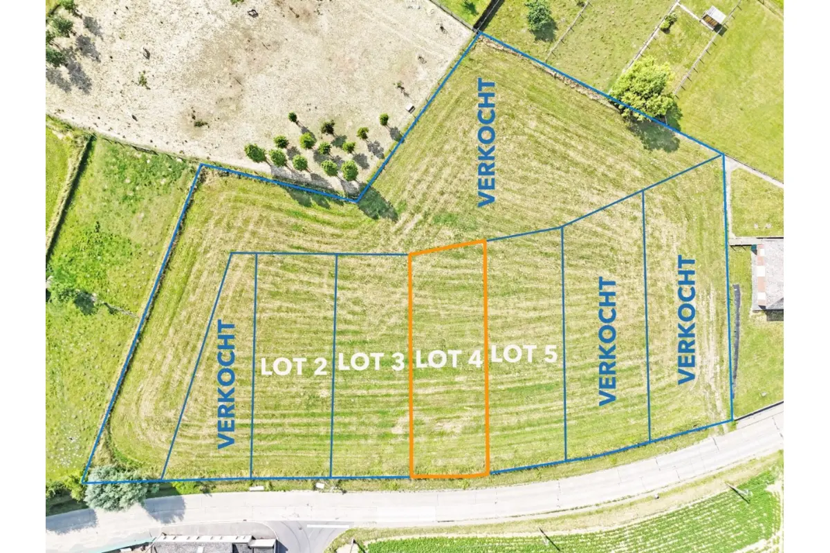 Grond te  koop in Zottegem 9620 135000.00€  slaapkamers m² - Zoekertje 754636