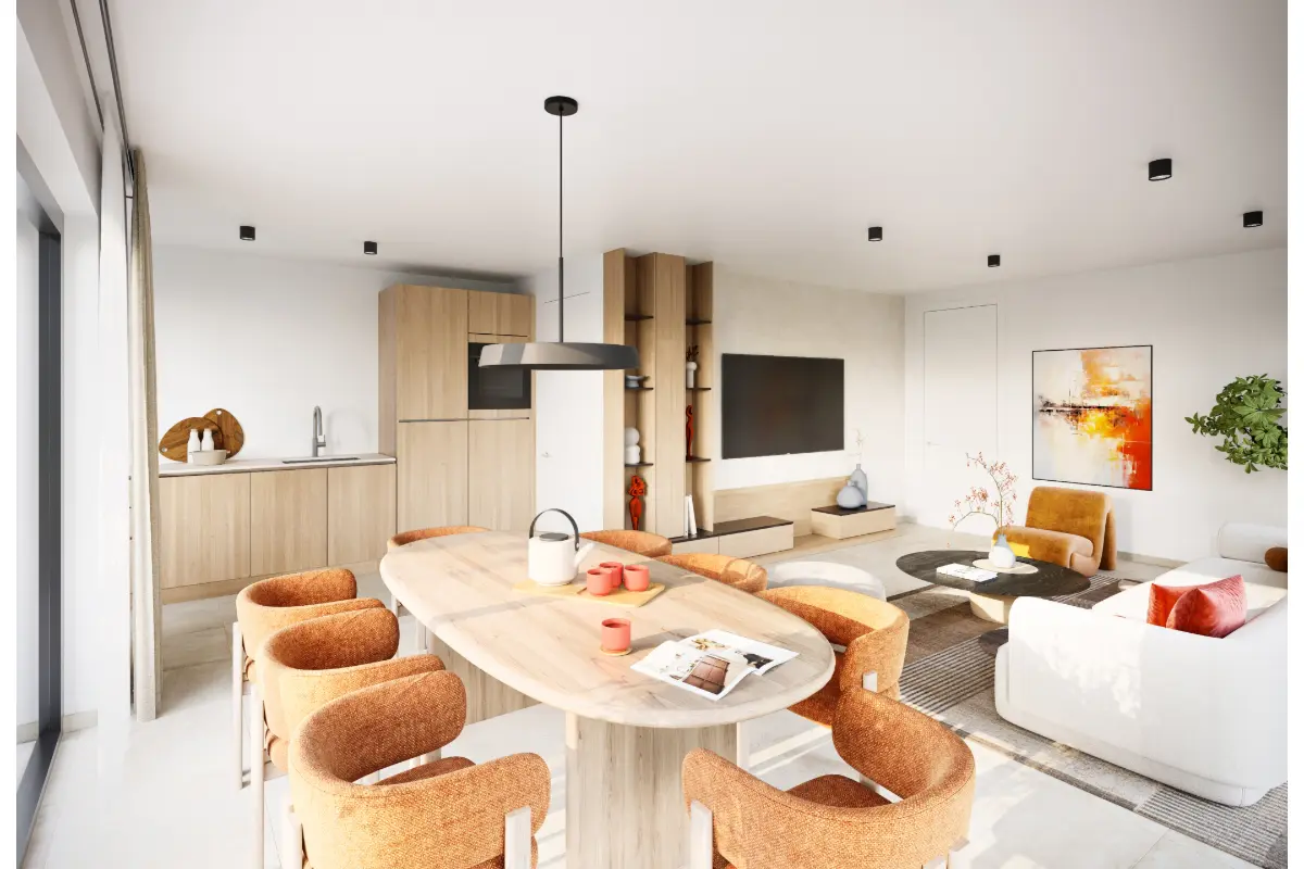 Appartement te  koop in Oostakker 9041 389000.00€ 2 slaapkamers 90.20m² - Zoekertje 756472