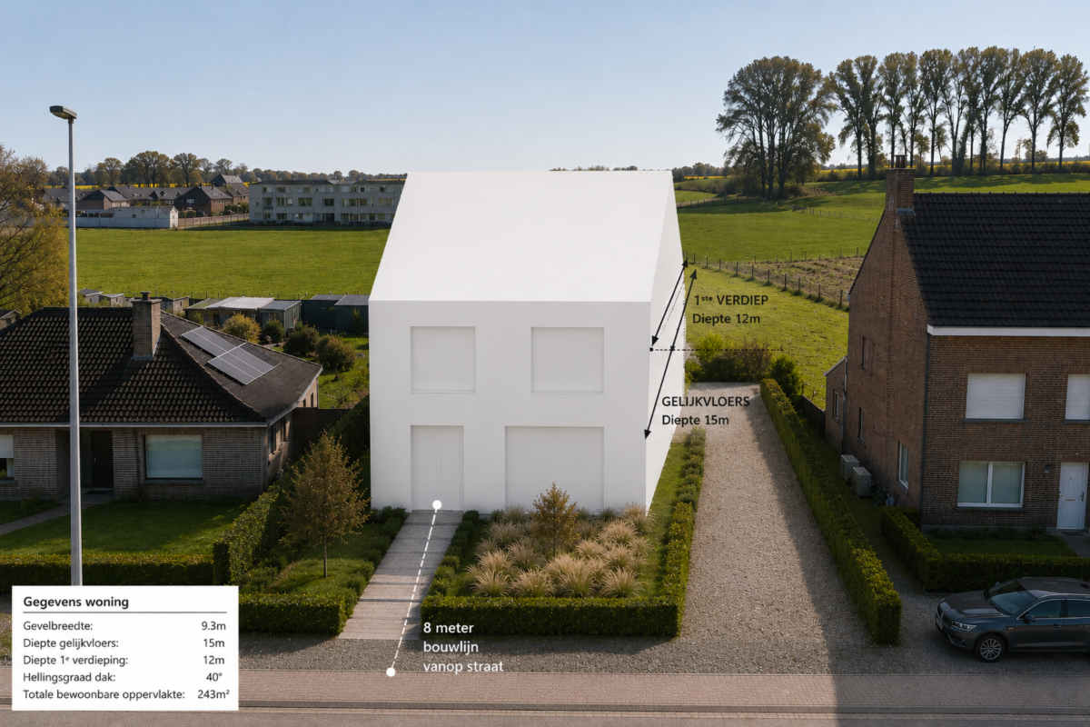 Grond te  koop in Geraardsbergen 9500 159000.00€  slaapkamers m² - Zoekertje 765587