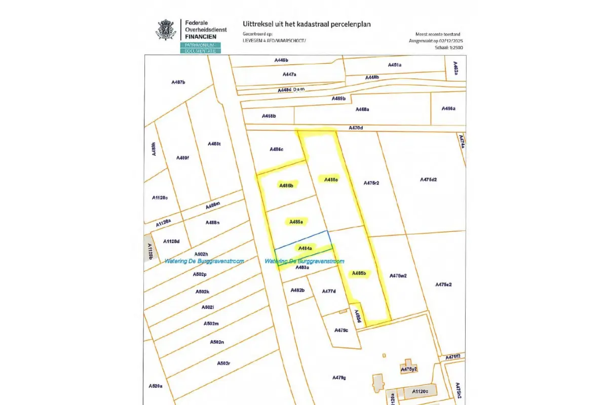 Niet bebouwbare grond te  koop in Waarschoot 9950 155000.00€  slaapkamers m² - Zoekertje 770703