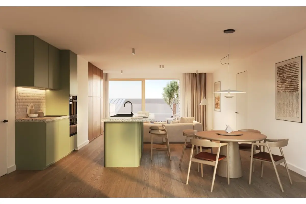 Appartement te  koop in Wondelgem 9032 417000.00€ 3 slaapkamers 108.00m² - Zoekertje 778797