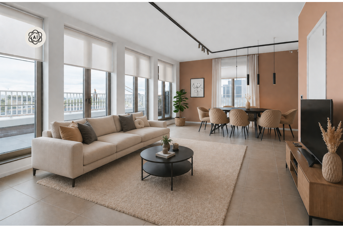 Penthouse te  koop in Gent 9000 575000.00€ 2 slaapkamers 90.00m² - Zoekertje 782006