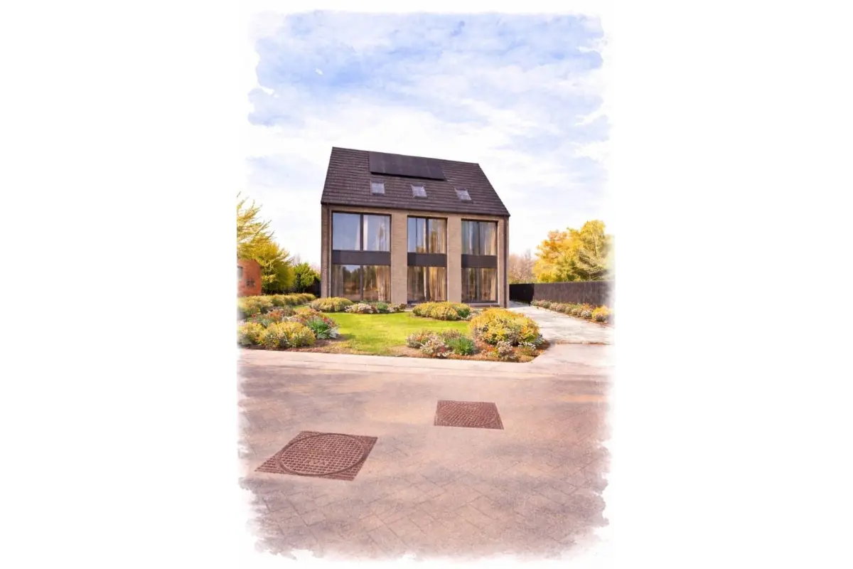 Grond te  koop in Hamme 9220 449000.00€  slaapkamers m² - Zoekertje 791505