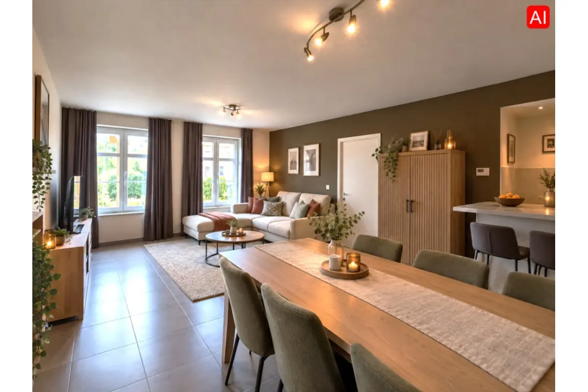 Appartement te  huur in Vinkt 9800 750.00€ 1 slaapkamers 61.00m² - Zoekertje 815893